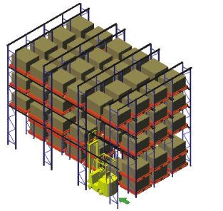 驶入式货架、食品塑料周转箱与货物仓储服务 构建高效现代仓储体系